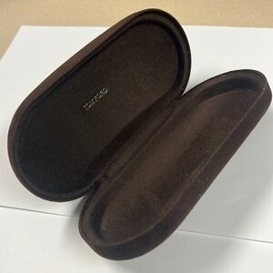 Tom Ford Dark Espresso Brown Velvet Sunglasses Hardshell Case
